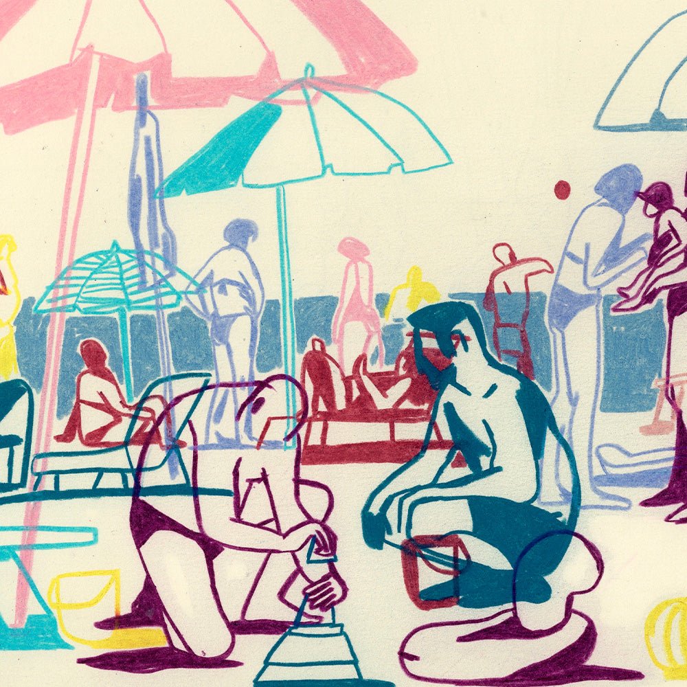 Morning At The Beach Giclée Print