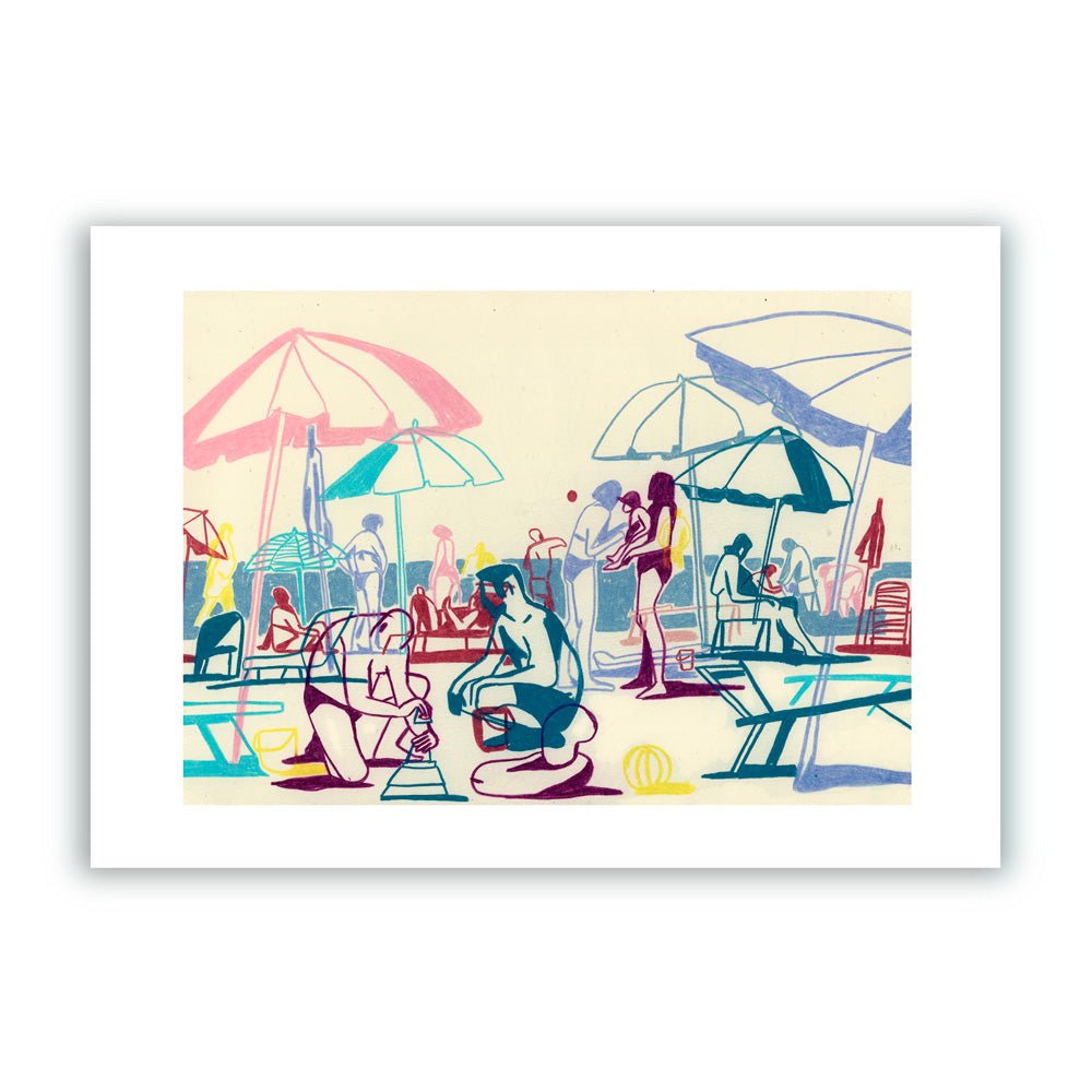 Morning At The Beach Giclée Print