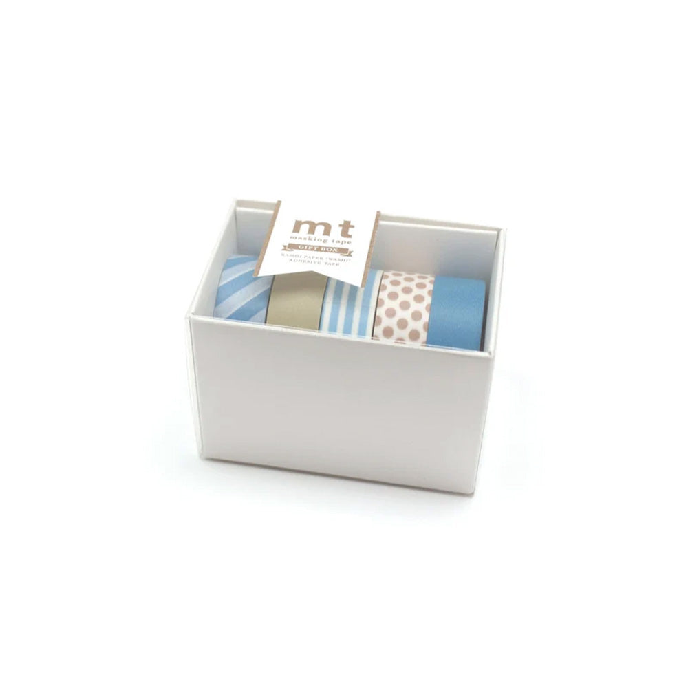Masking Tape Gift box 5 pieces Grayish