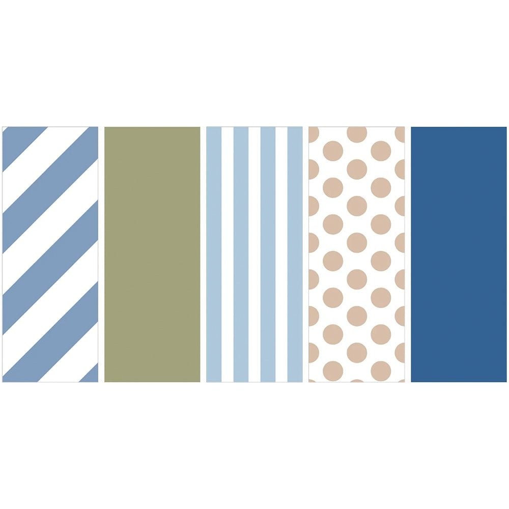 Masking Tape Gift box 5 pieces Grayish