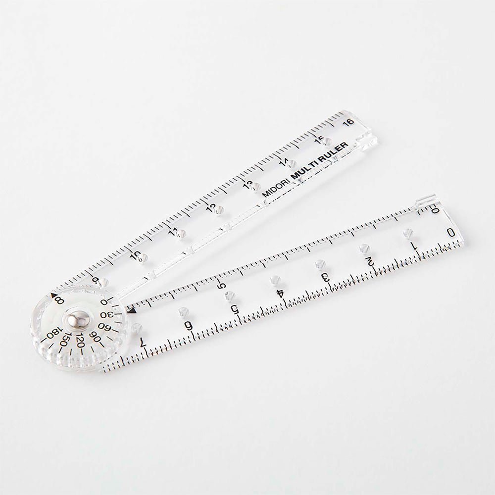 Règle multiple transparente de 16 cm