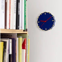 Reloj de Pared Margherita Azul/Amarillo pastel/Rojo