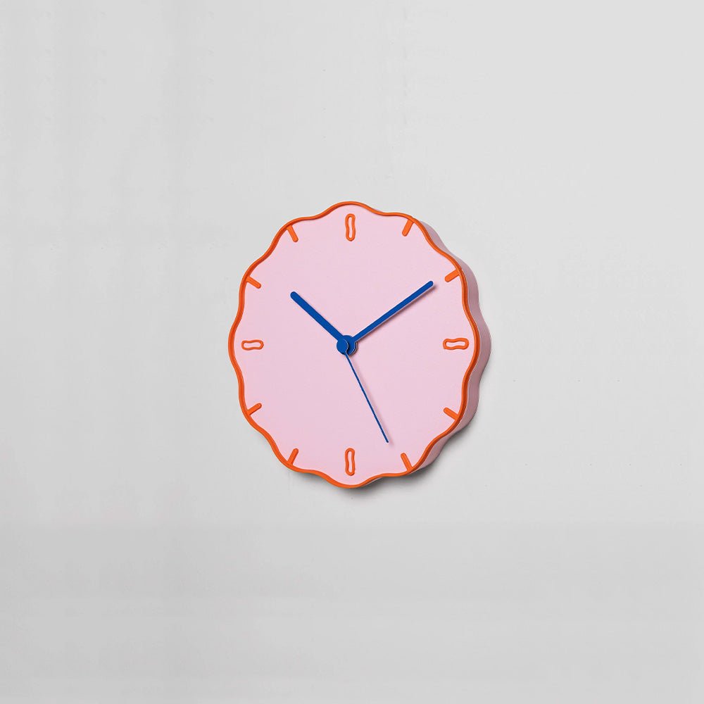 Wall Clock Margherita Pink/Orange/Blue