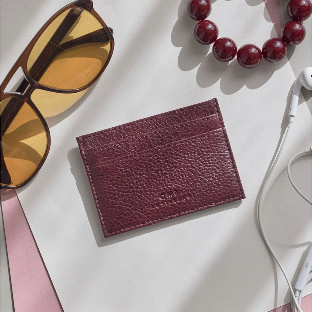 Mark's Cardcase Soft Grain Dark Cherry