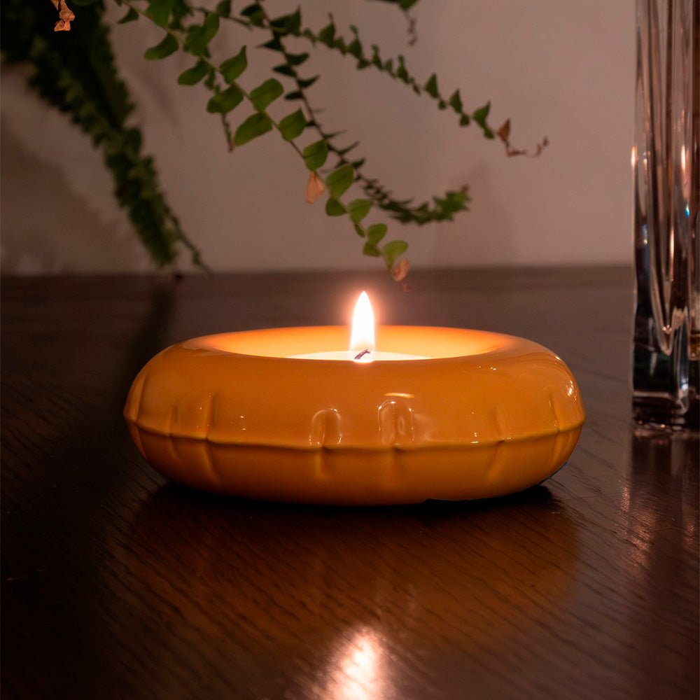 Moby Candle Holder Yolk Gloss
