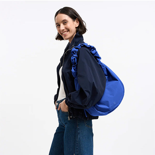 Moon Bag Ruffle Cobalt