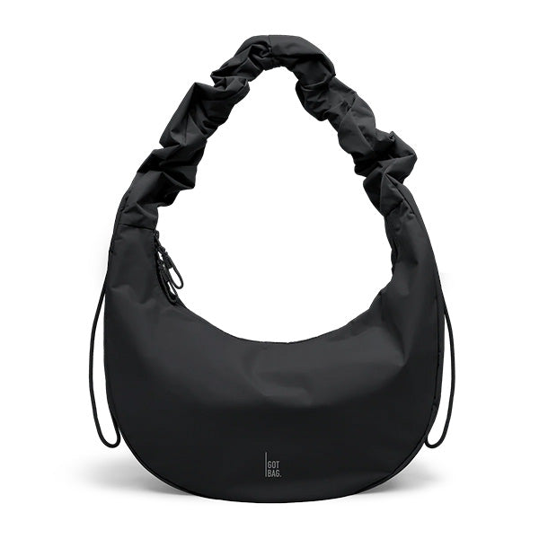 Moon Bag Ruffle Black