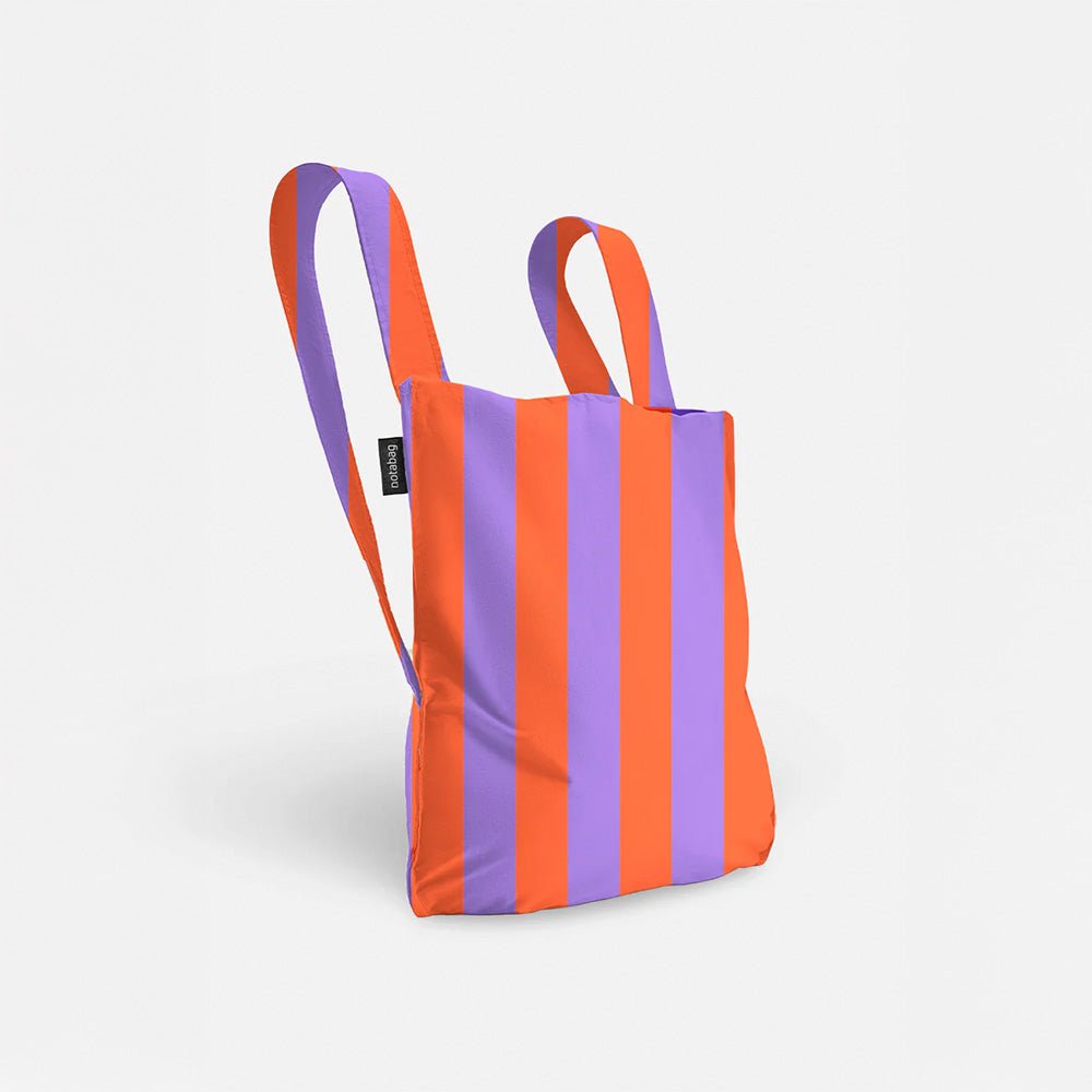 Notabag Rayures Rouges Violettes