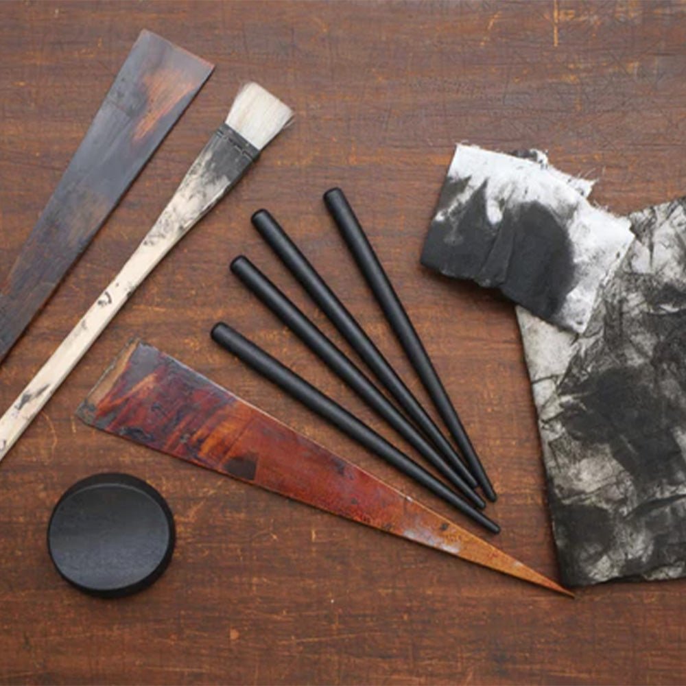 Porte-stylo noir Urushi