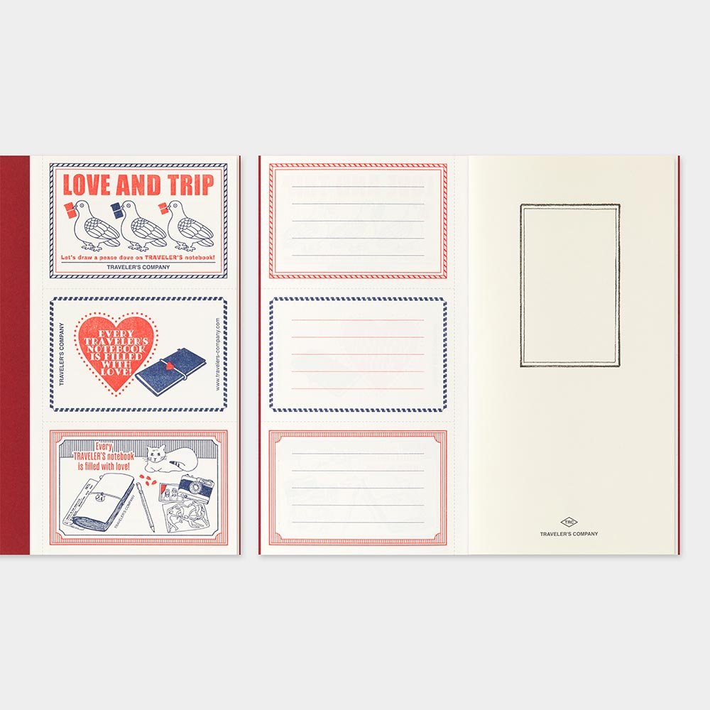 CARNET DE VOYAGE AMOUR ET VOYAGE Recharge - Format standard