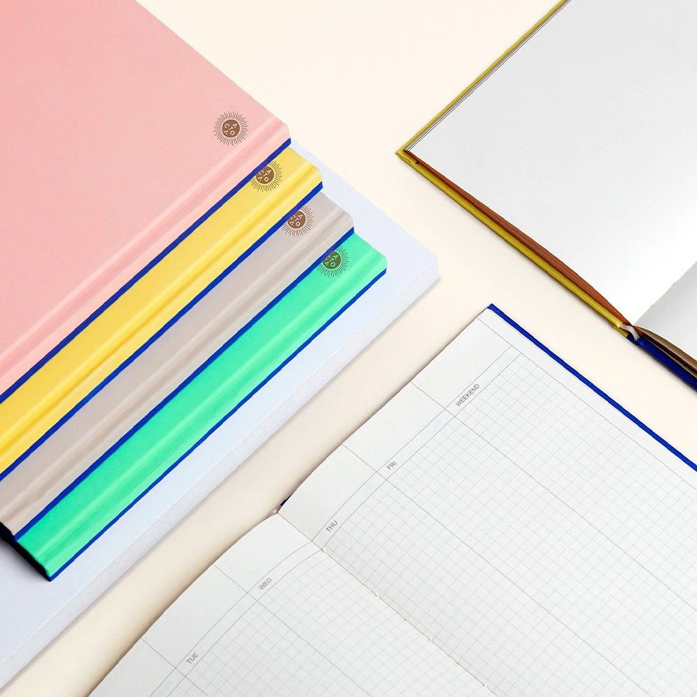 Notebook Planner Yellow / Blue