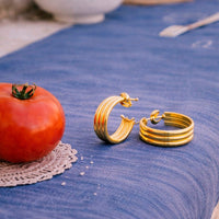 Pendientes Nike Dorado