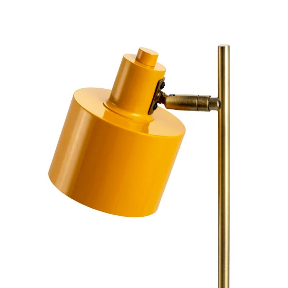 Lámpara de mesa Ocean en color Curry Turquesa Latón