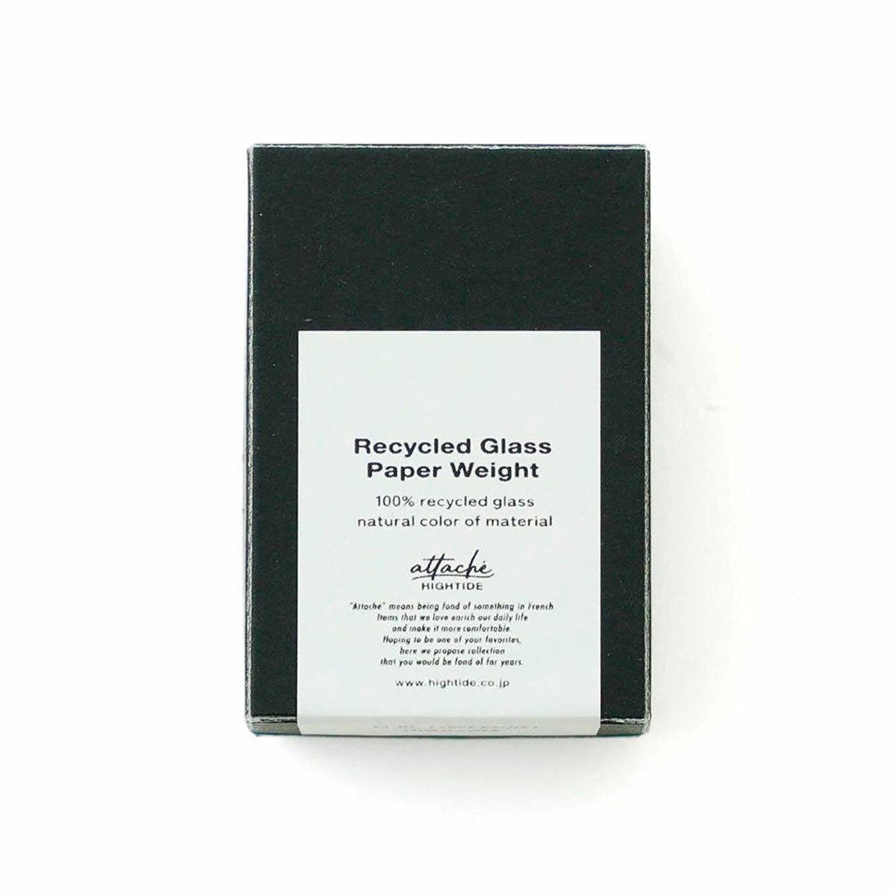 Bottle Green Recycled Glass Paperweight