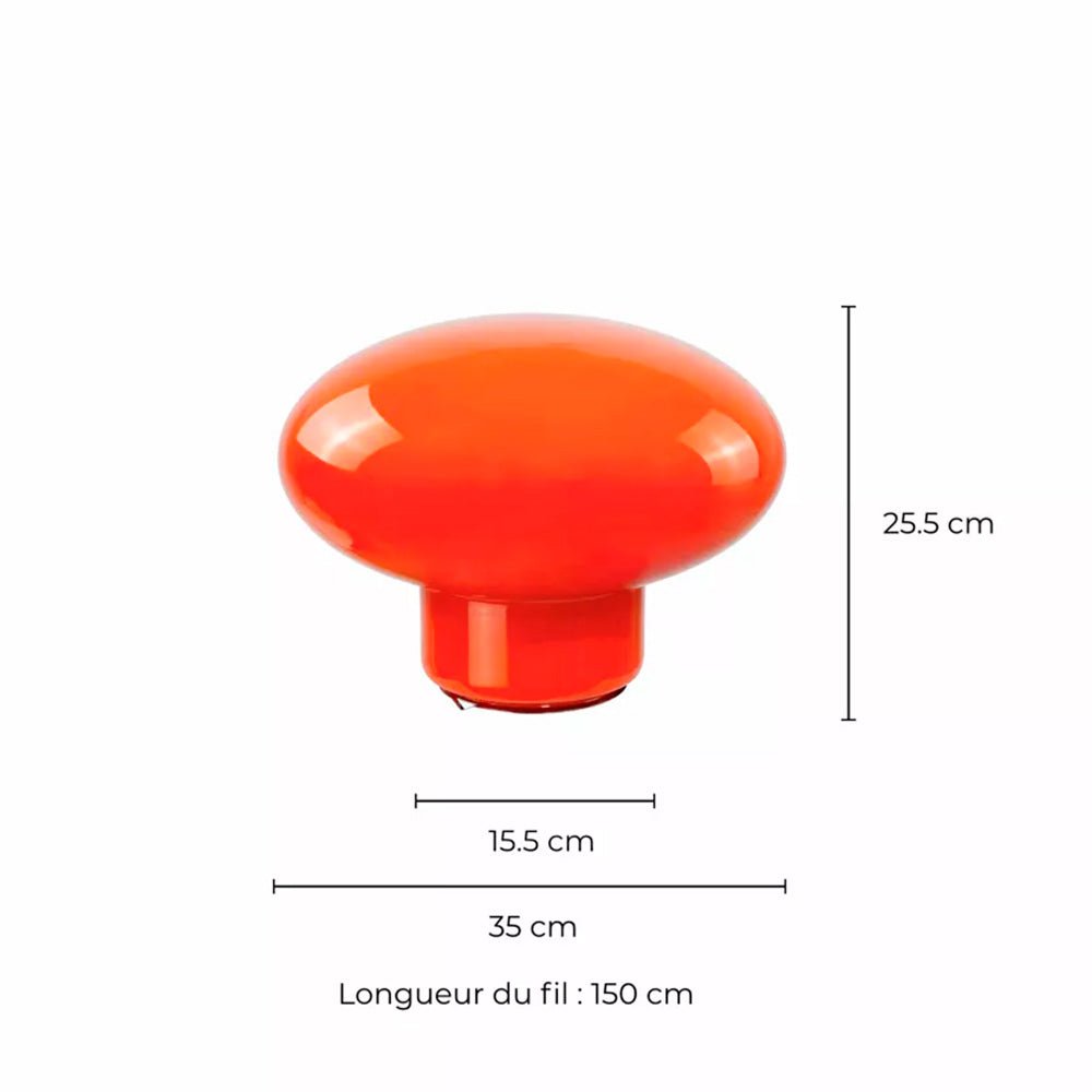 Pop Ovalie XXL Table Lamp - Orange