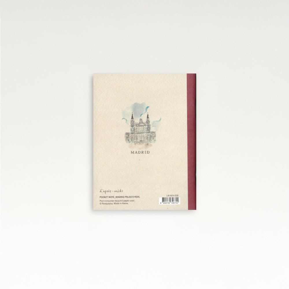Pocket Notebook - Palacio Real