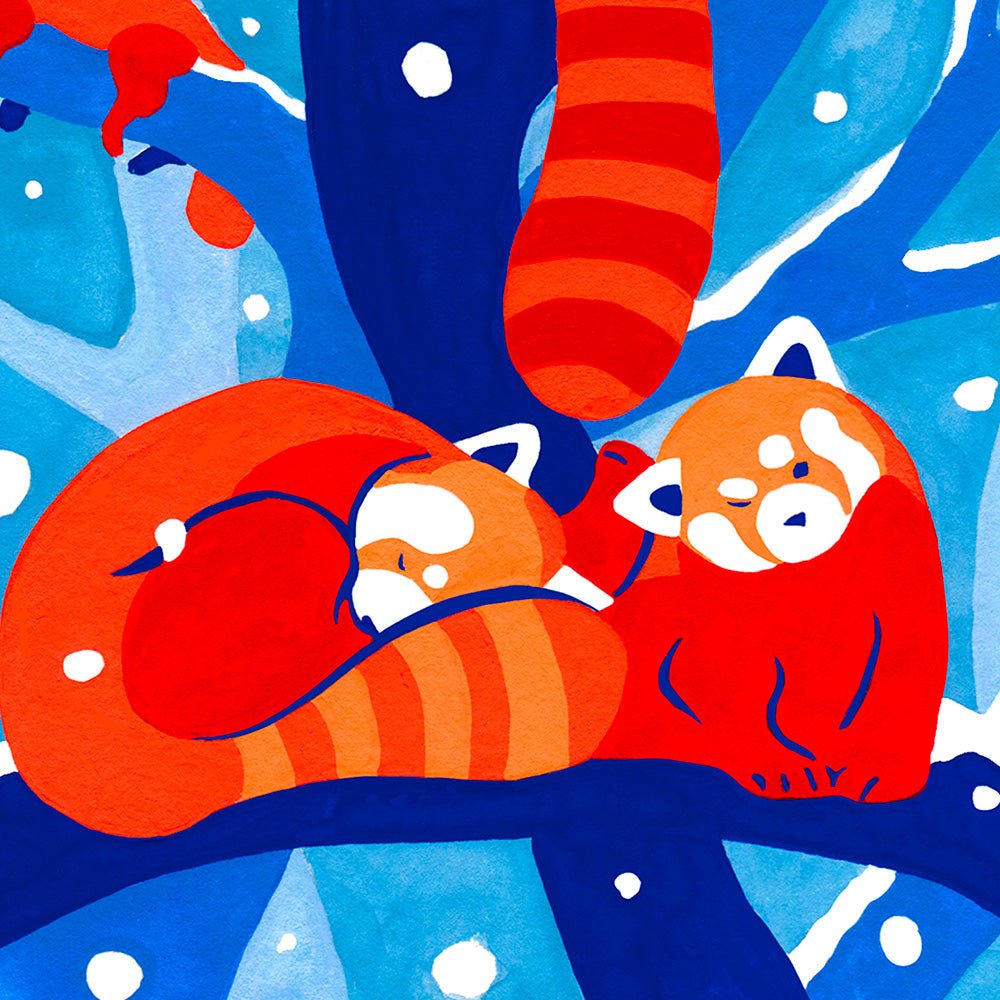 Panda Roux Impresión Giclée