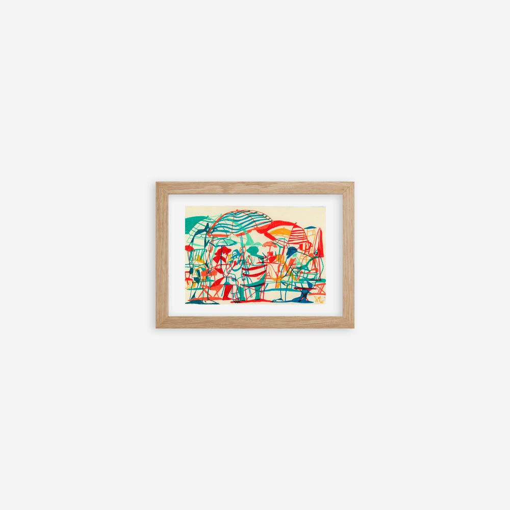 De Parasols Et Transats Giclée Print