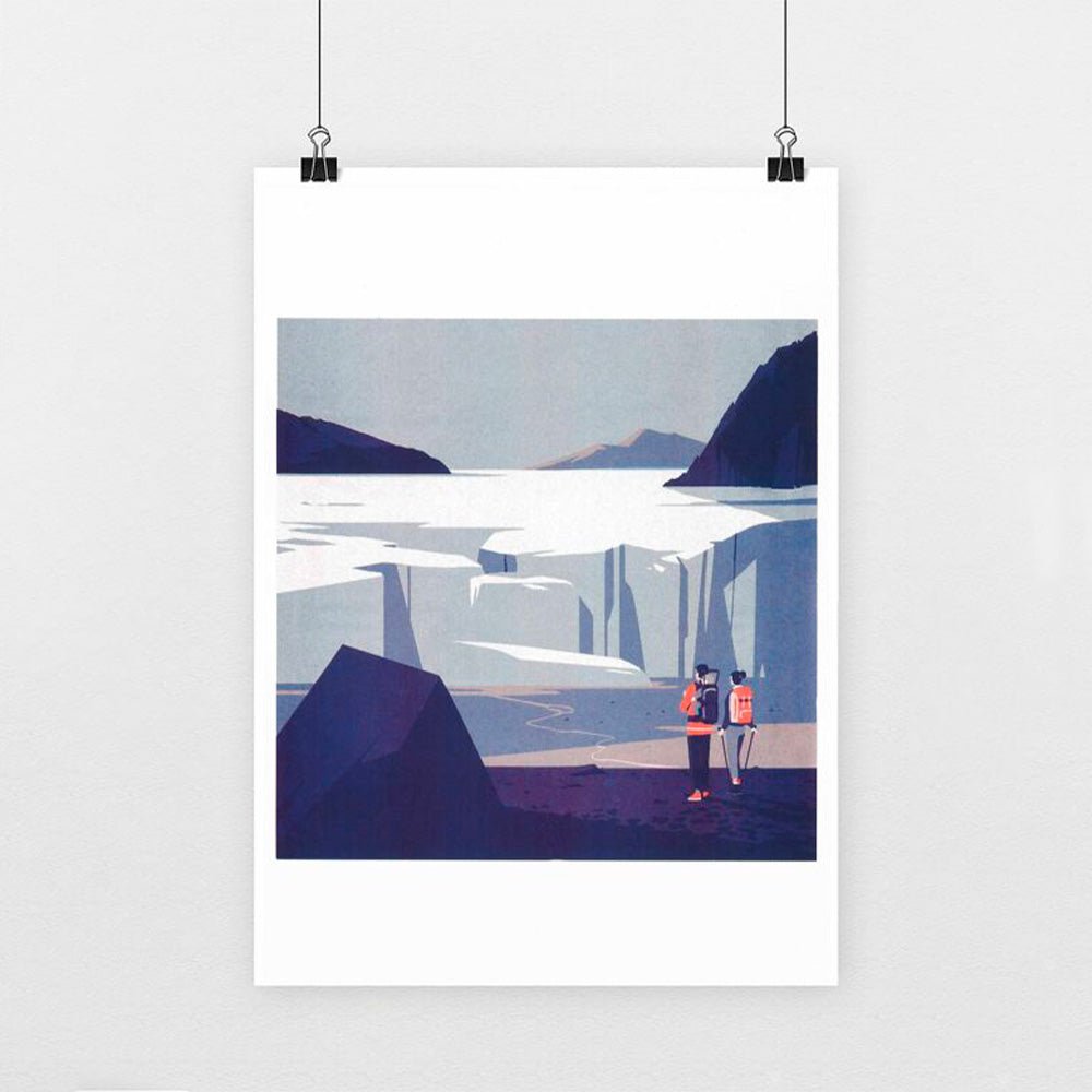 Parc des Écrins Risographie A3
