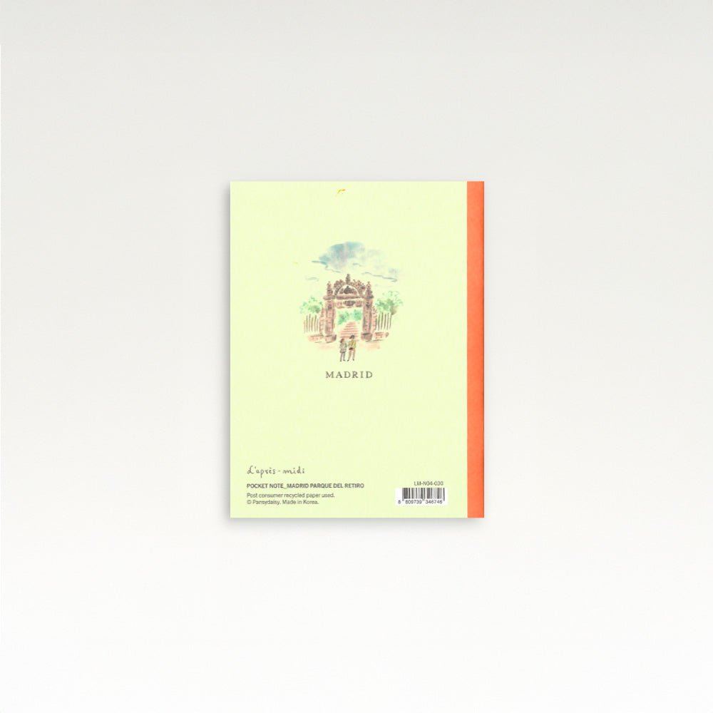Pocket Notebook - Parque del Retiro