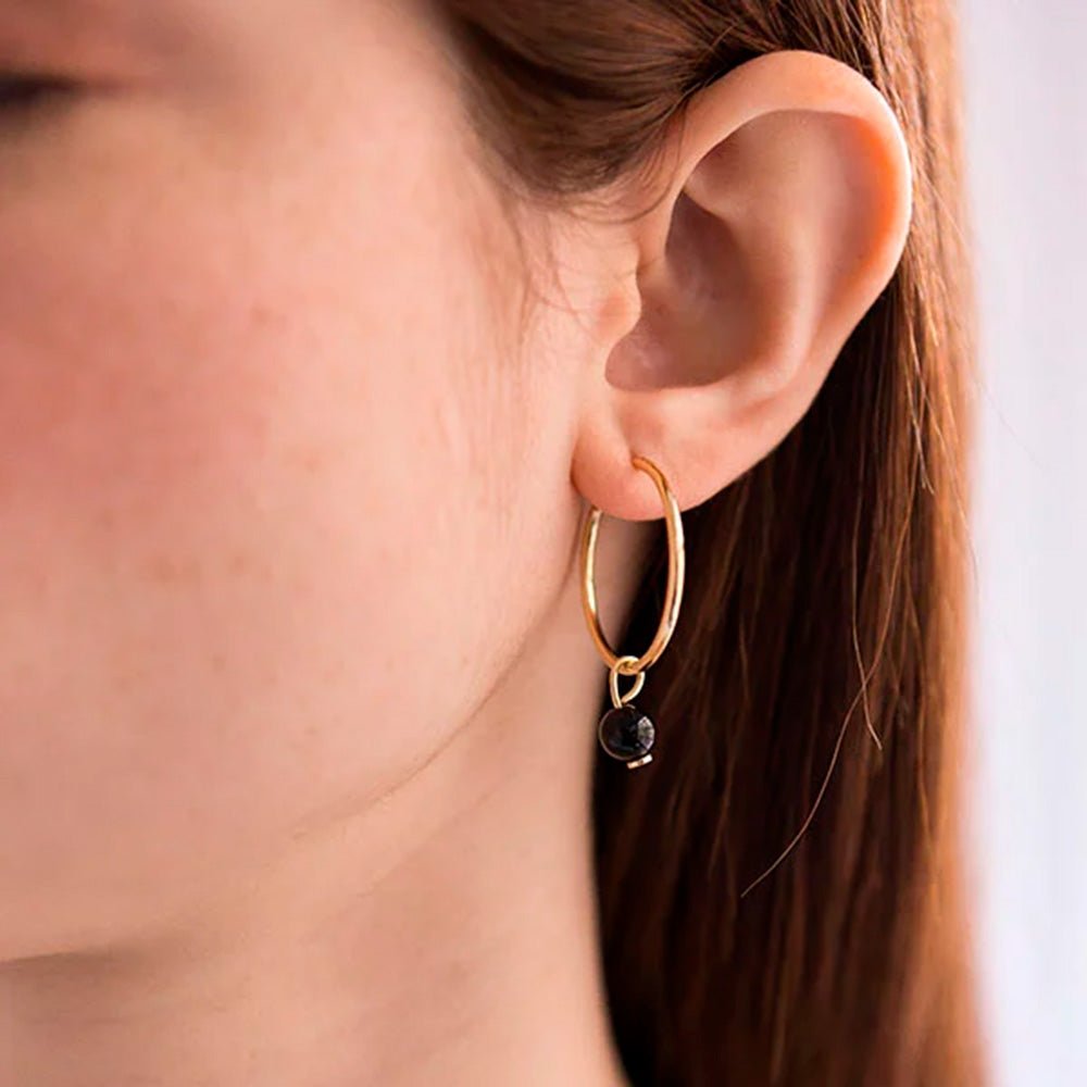 Earrings Aro Bola Turmalina