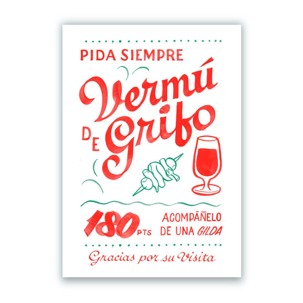 Vermú de Grifo Impresión Giclée