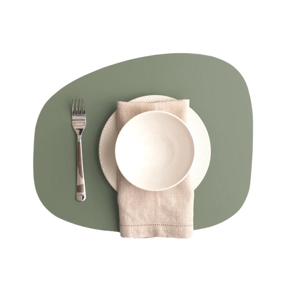 Placemat Stone Ruca Green Sage