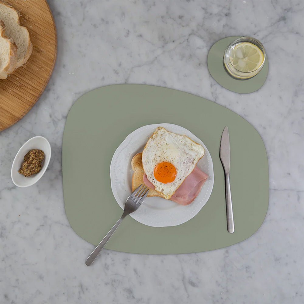 Placemat Stone Ruca Green Sage