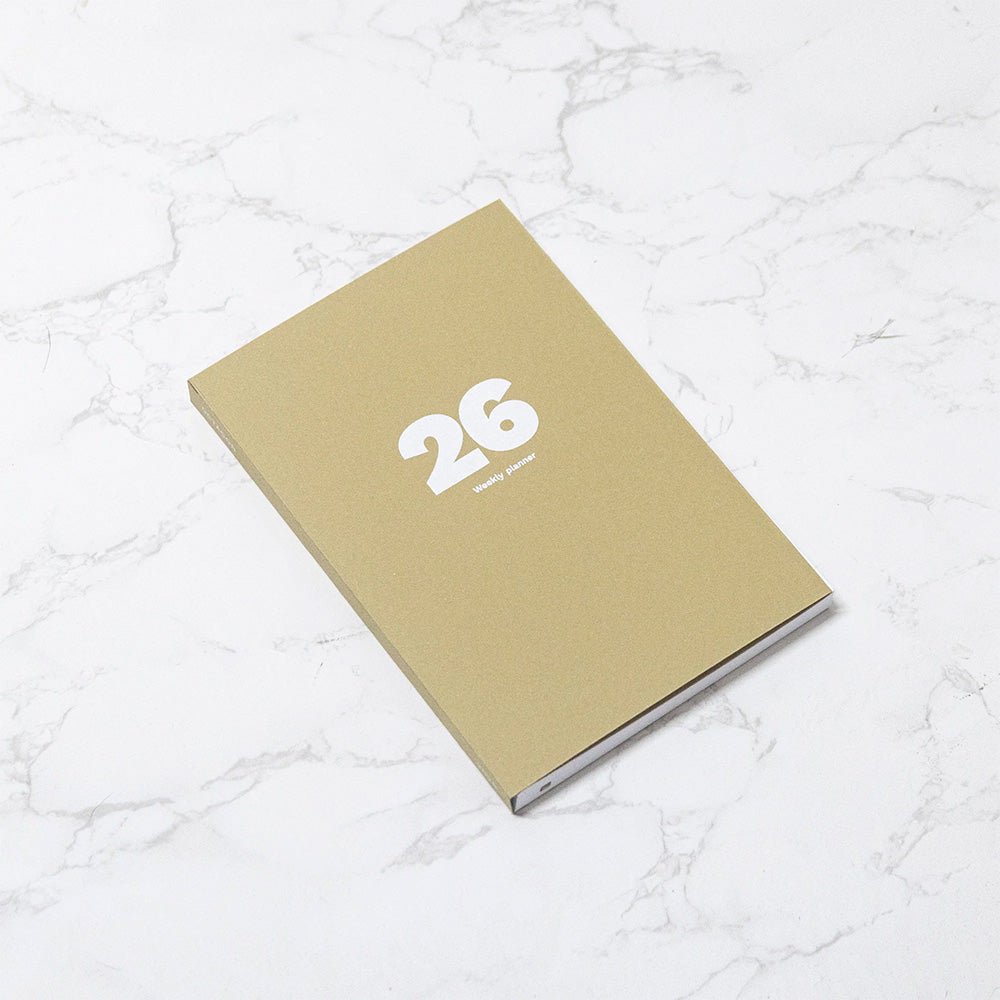 Agenda hebdomadaire grand format 2026, format A4