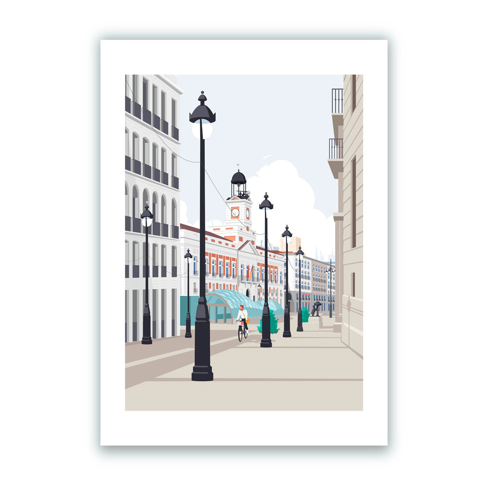 Impression giclée de la Puerta del Sol