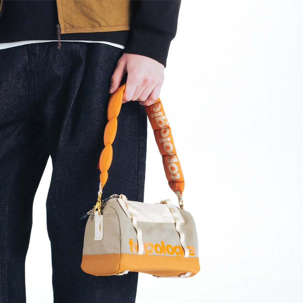 Puffer Wrist Strap Orange Tech Sateen