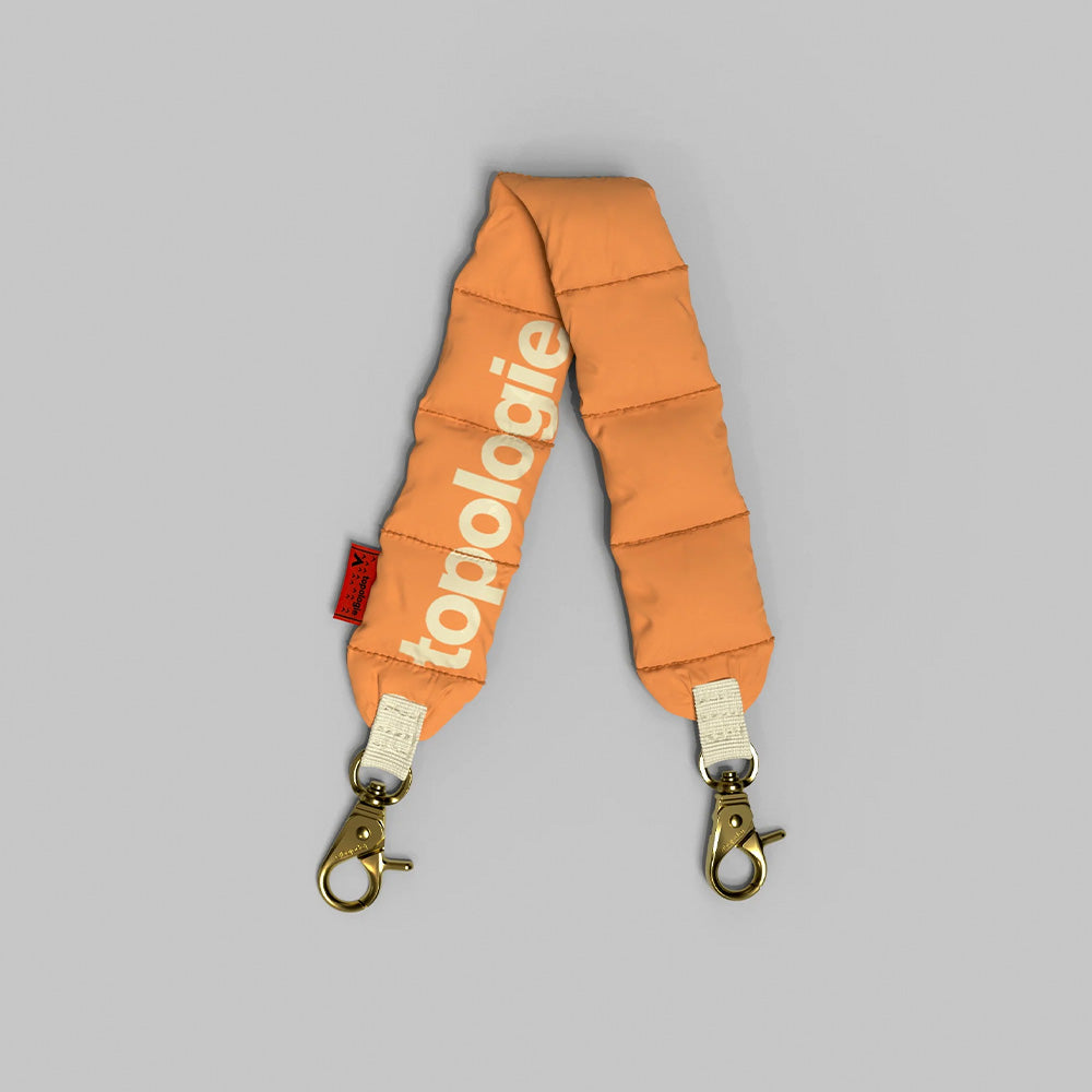 Puffer Wrist Strap Orange Tech Sateen