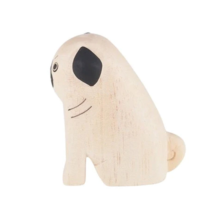 Pole Pole Wooden Animal Pug