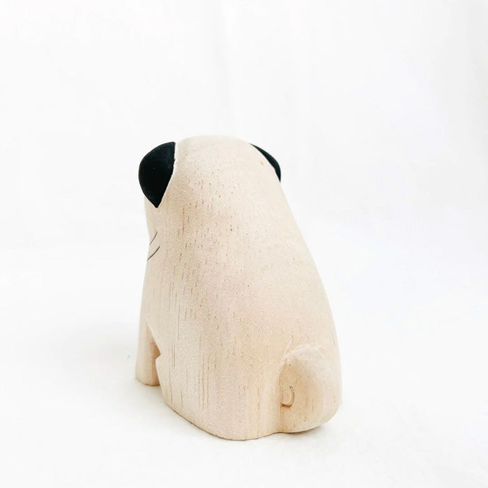 Pole Pole Wooden Animal Pug