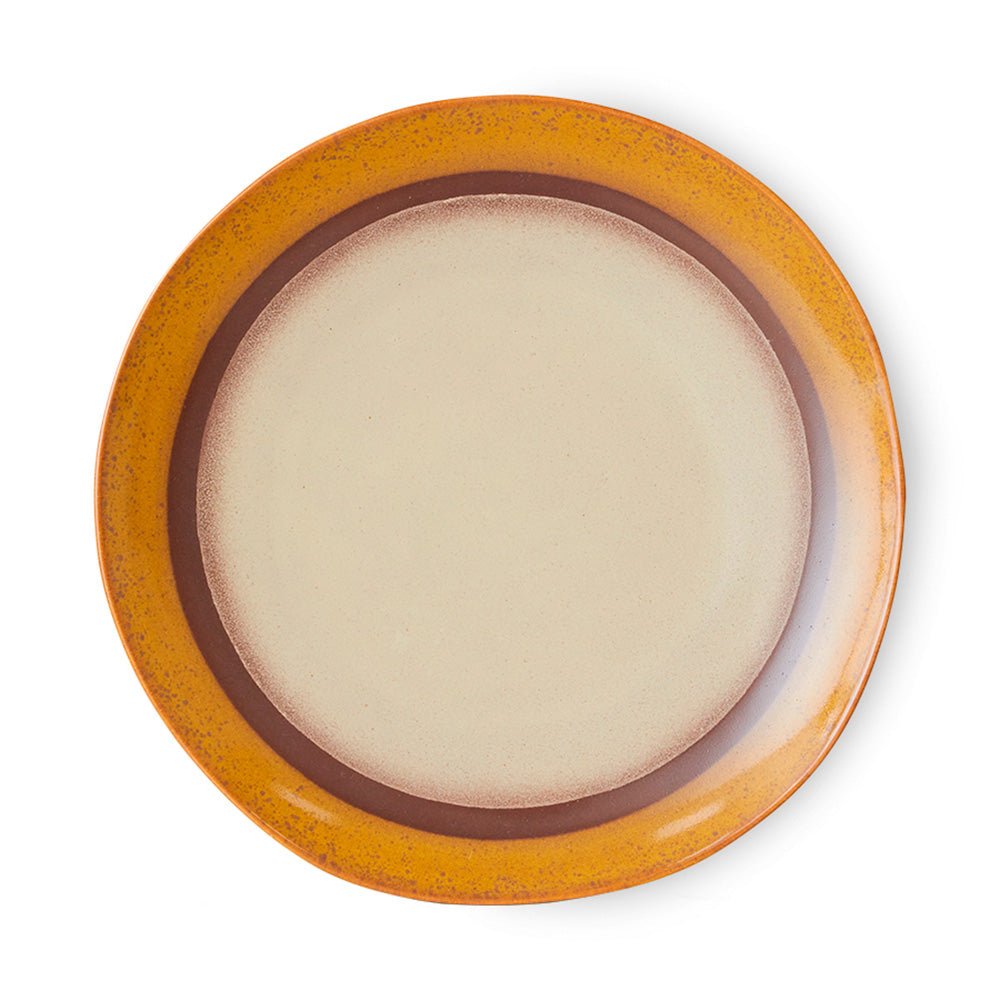 70s Ceramics: Dinner Plate - Coconut