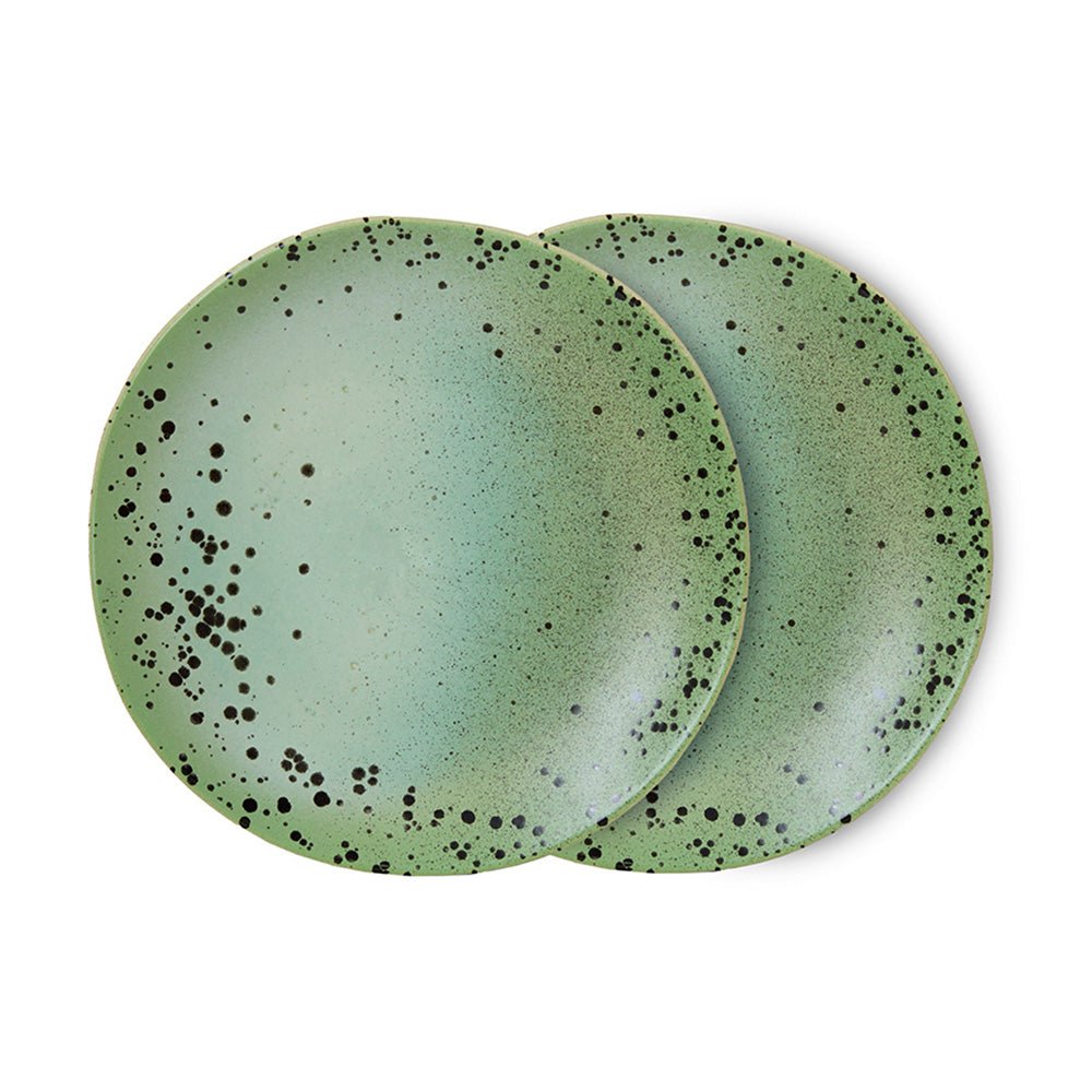 70s Ceramics: Side Plates - Fleck