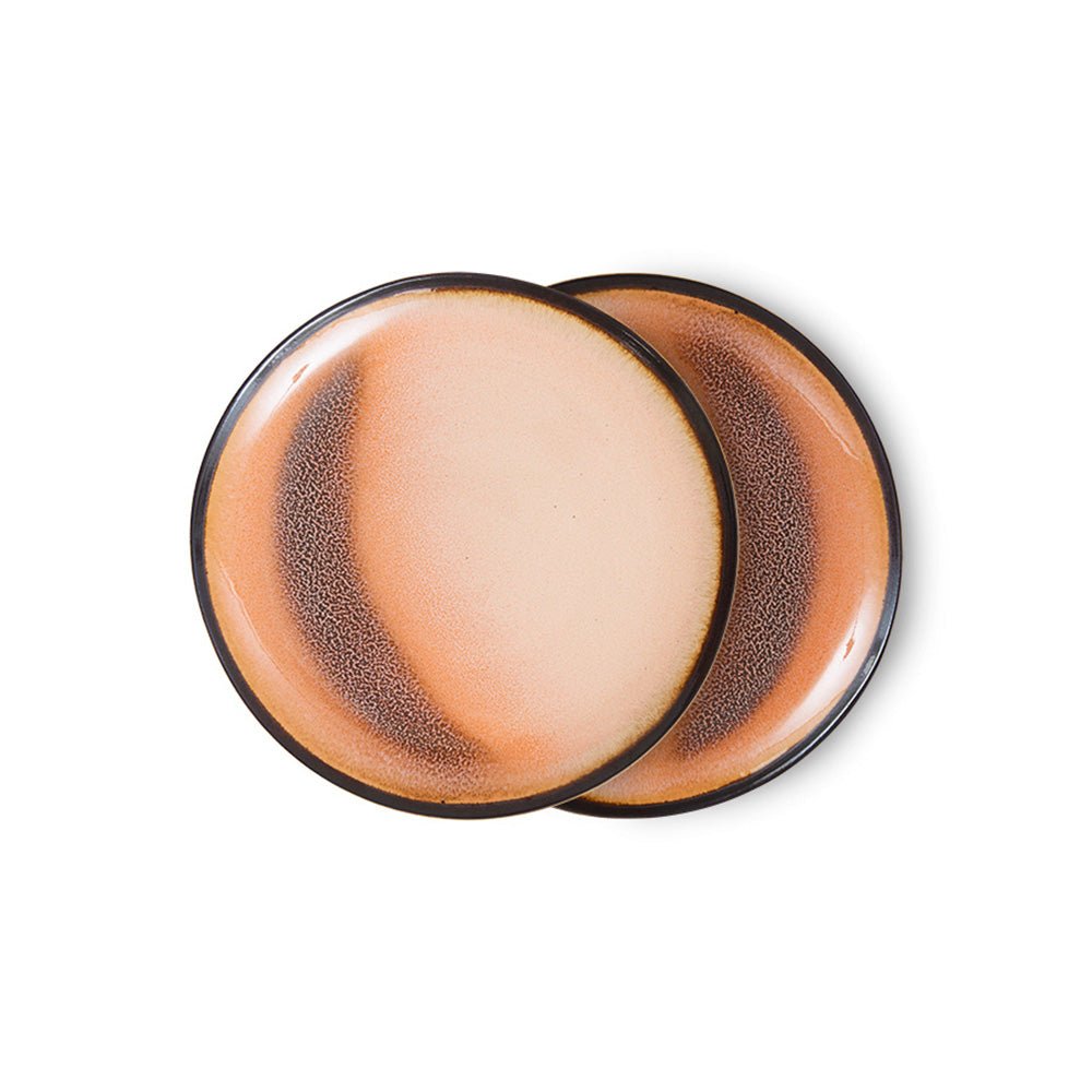 70s Ceramics: Dessert Plates - Horizon