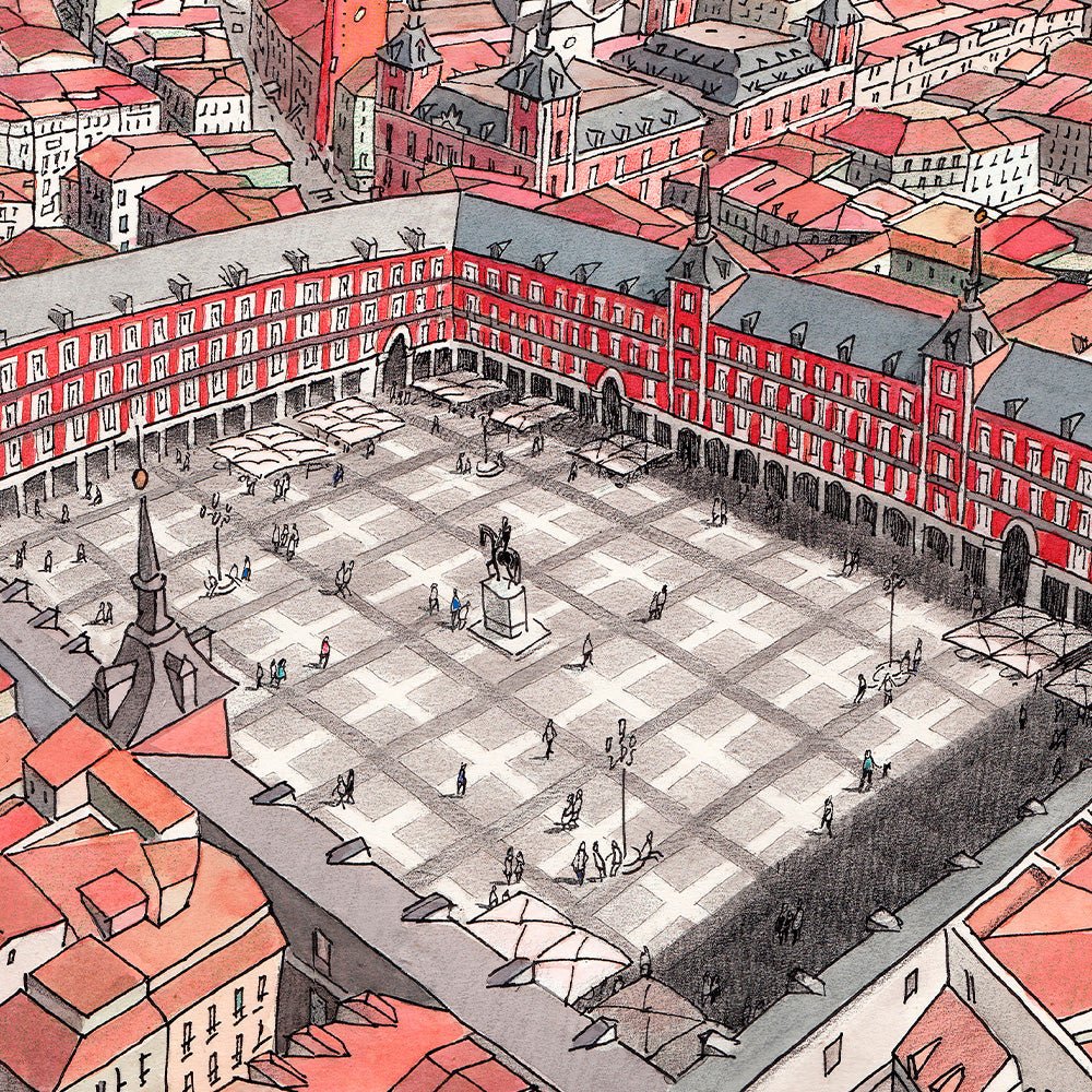 Alcalá - Gran Vía Giclée Print