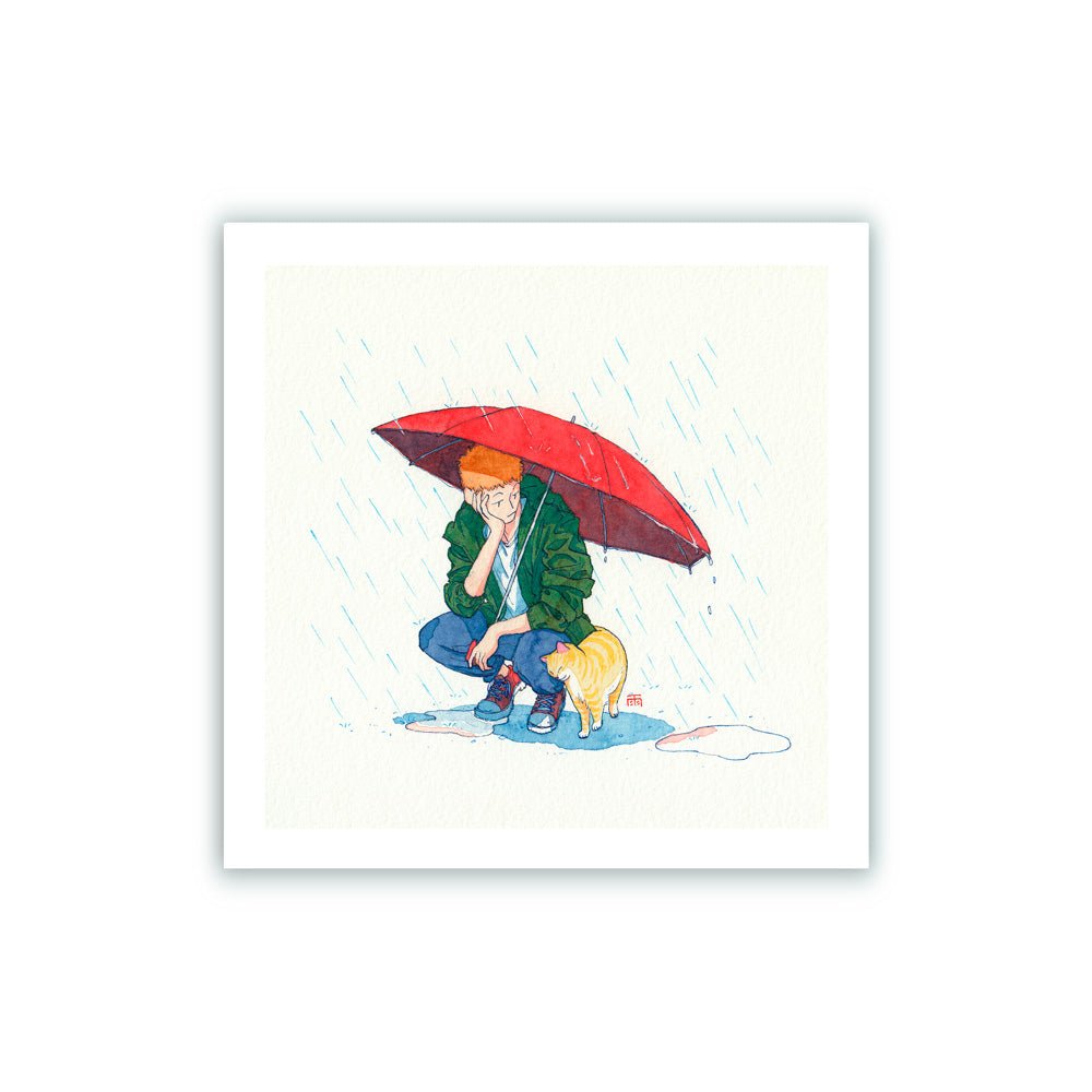 Impression giclée « Jour de pluie »