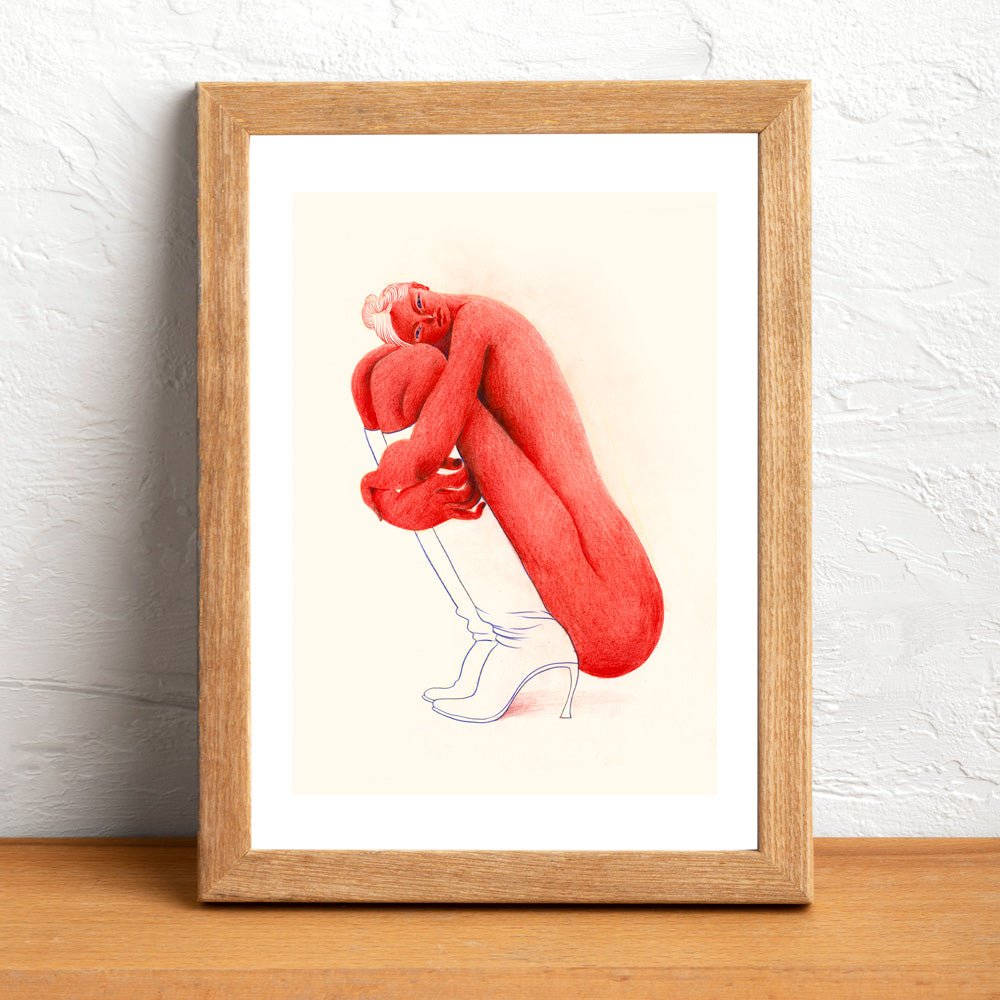 Red Model Impresión Giclée
