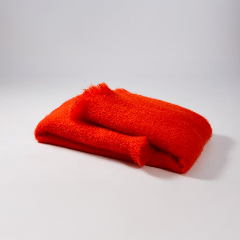 Foulard Mohair Red 634 18x170