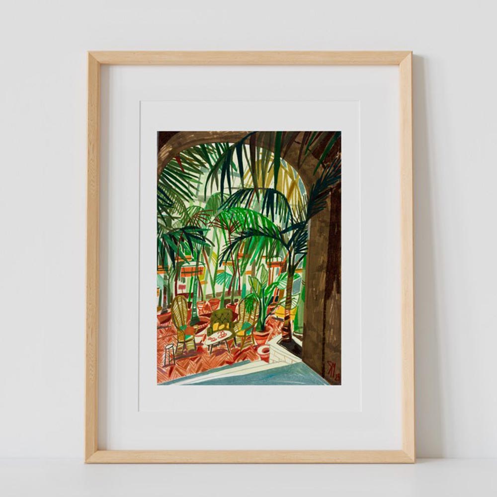 Reschio Interior Giclée Print