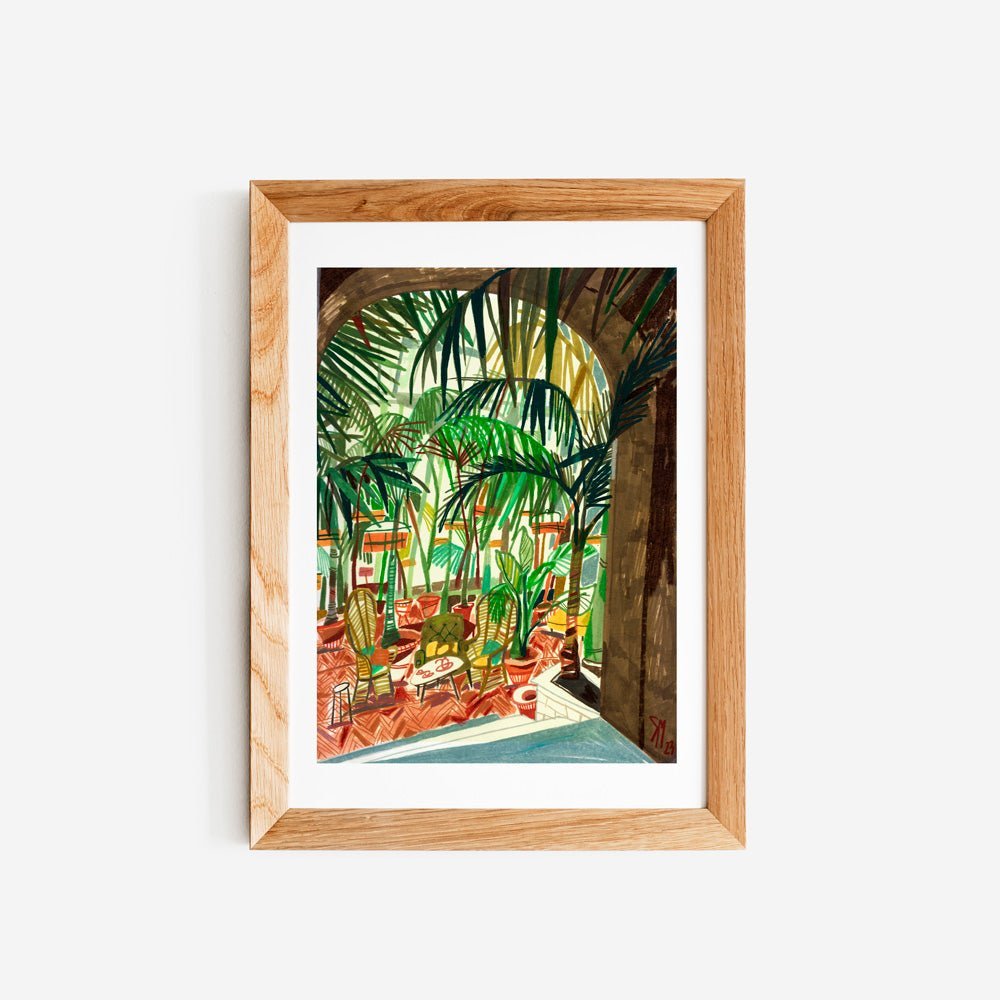 Reschio Interior Giclée Print