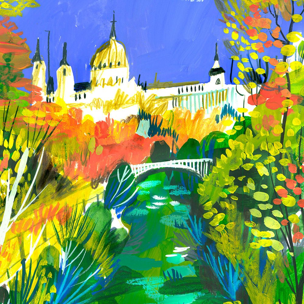 La Ribera del Manzanares Impresión Giclée