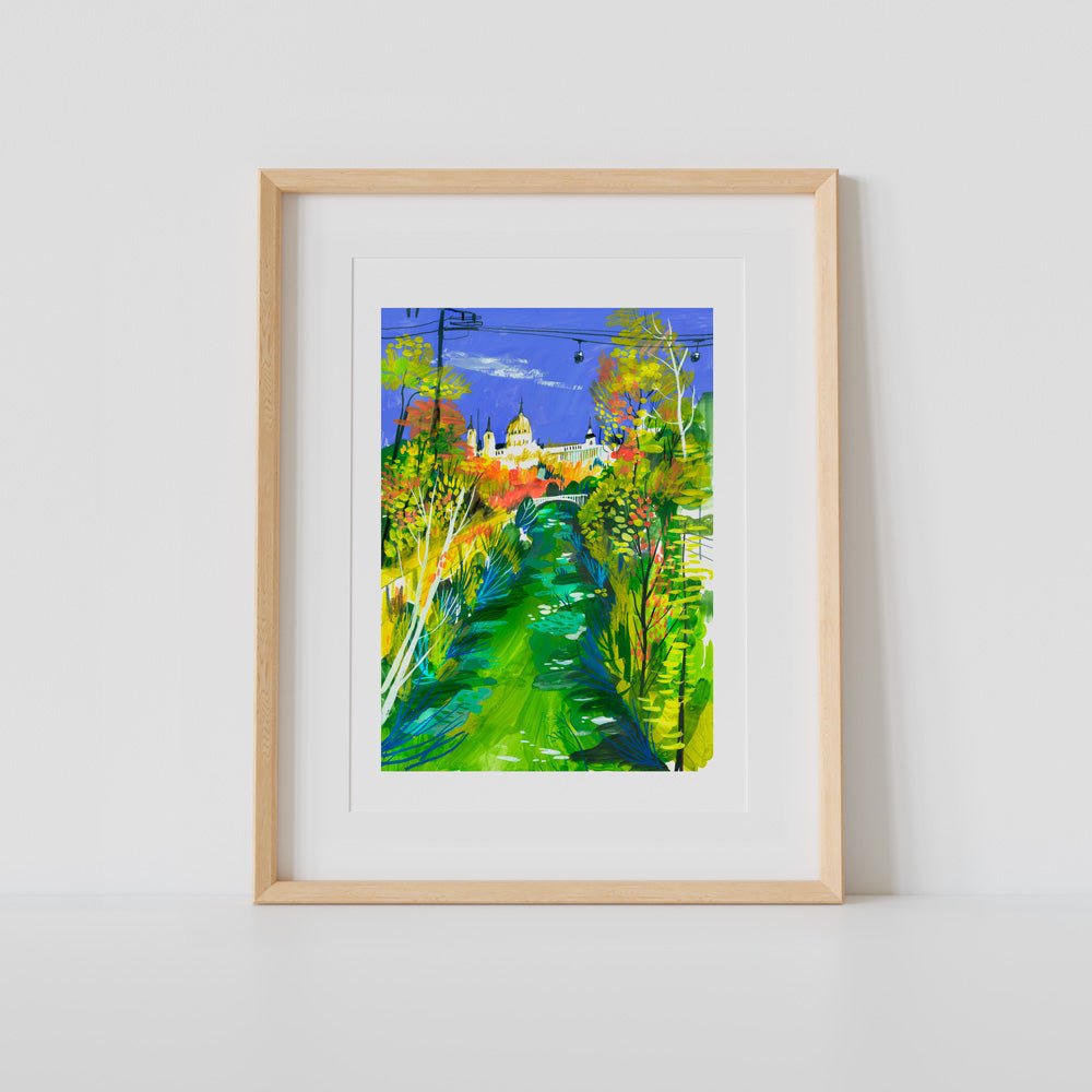 La Ribera del Manzanares Impresión Giclée