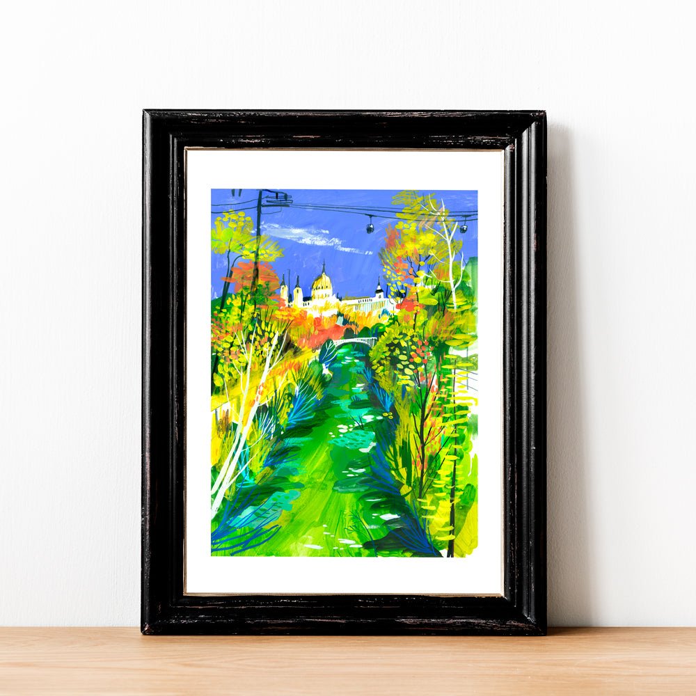 La Ribera del Manzanares Impresión Giclée
