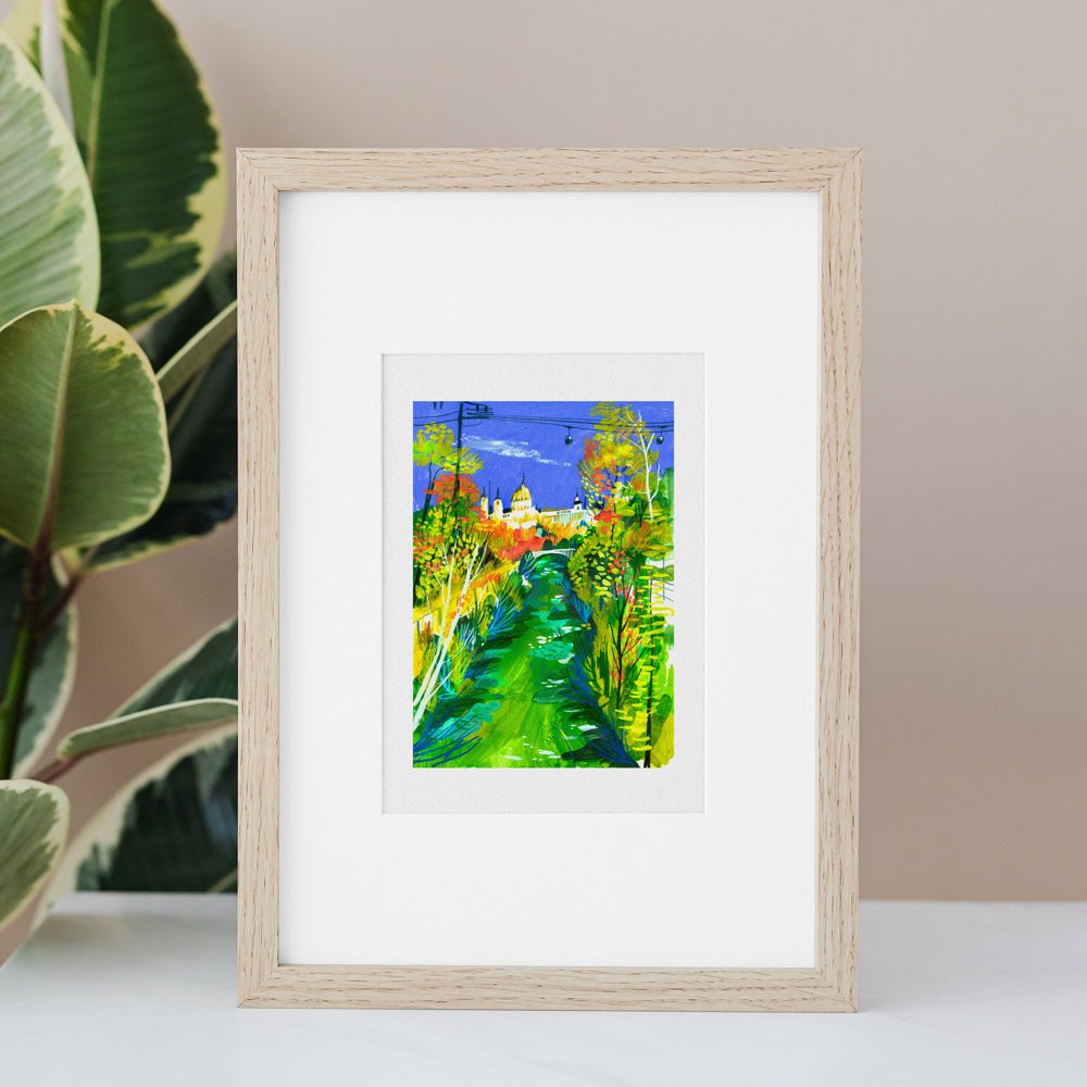 La Ribera del Manzanares Impresión Giclée