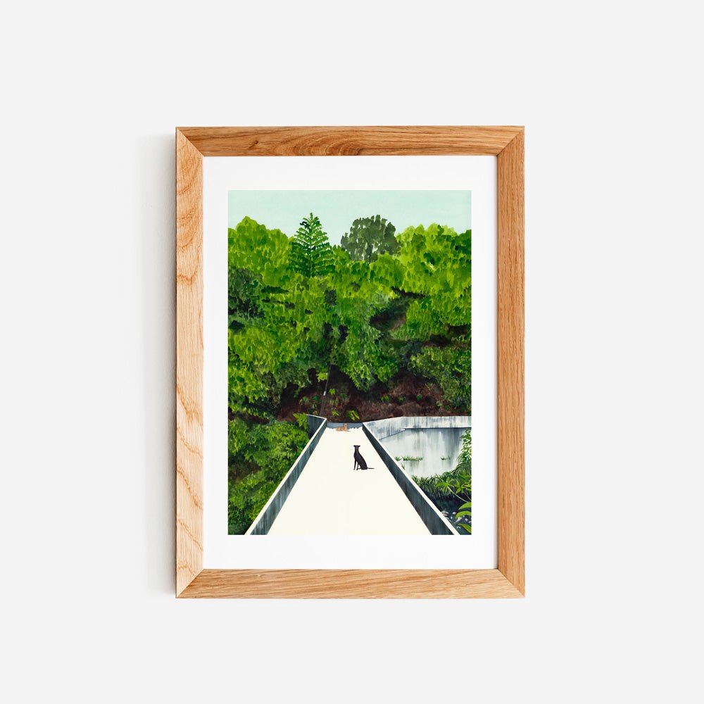 Impression giclée des gardes de la rivière