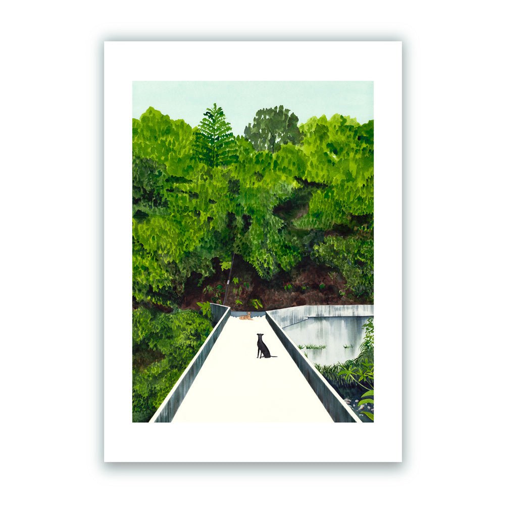 Impression giclée des gardes de la rivière