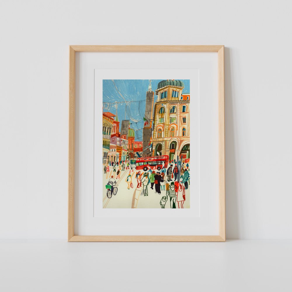 Rizzoli Street Bologna Giclée Print